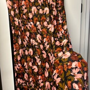 Anthropologie Tilda Floral Midi Skirt